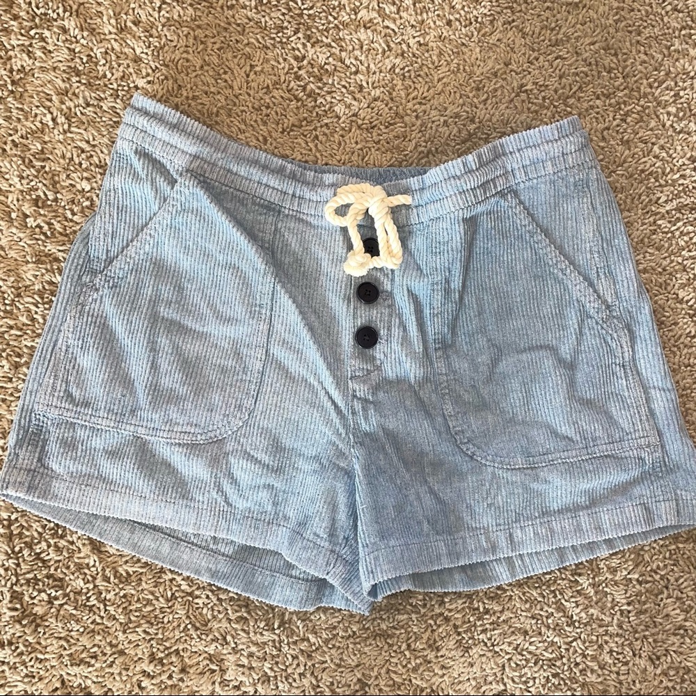 J Crew Pull-on Indigo Corduroy Short Blue Size Medium - Picture 5 of 15